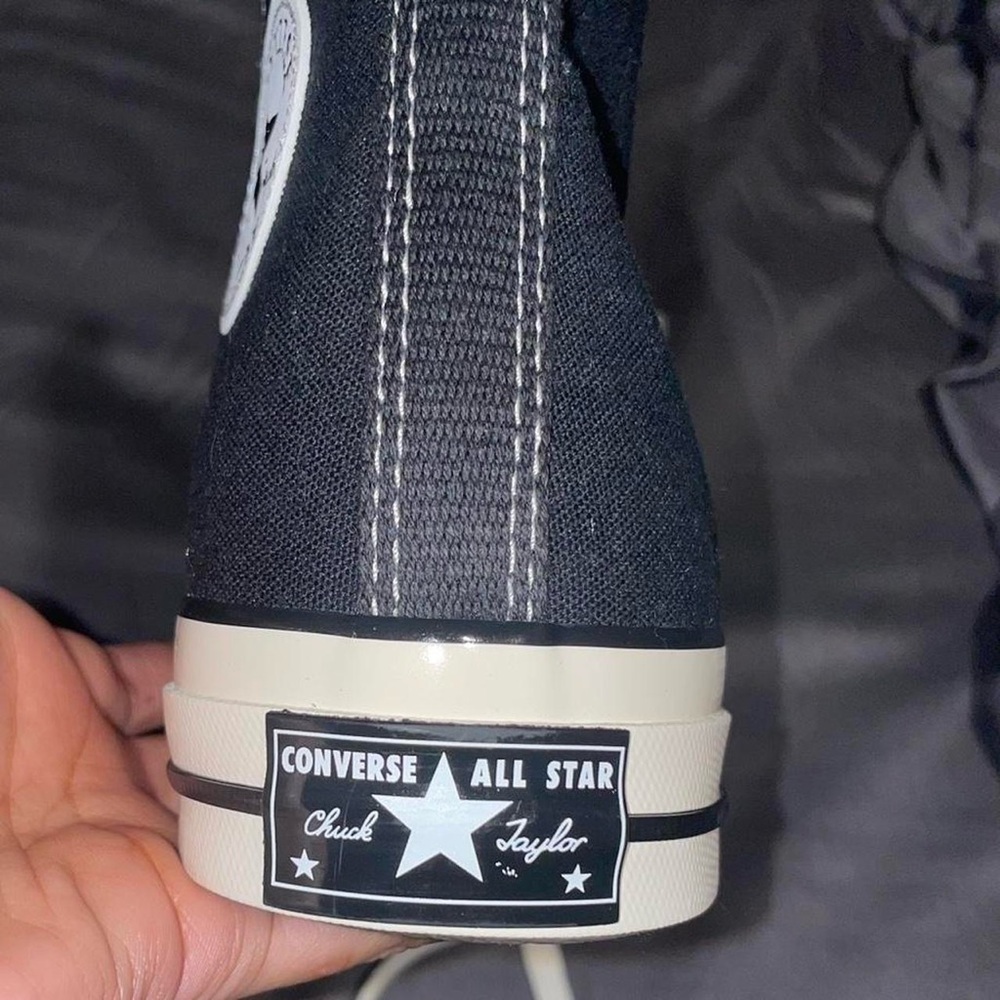 Converse Black & white unisex high top all star Chuck Taylor 70 - Picture 5 of 7